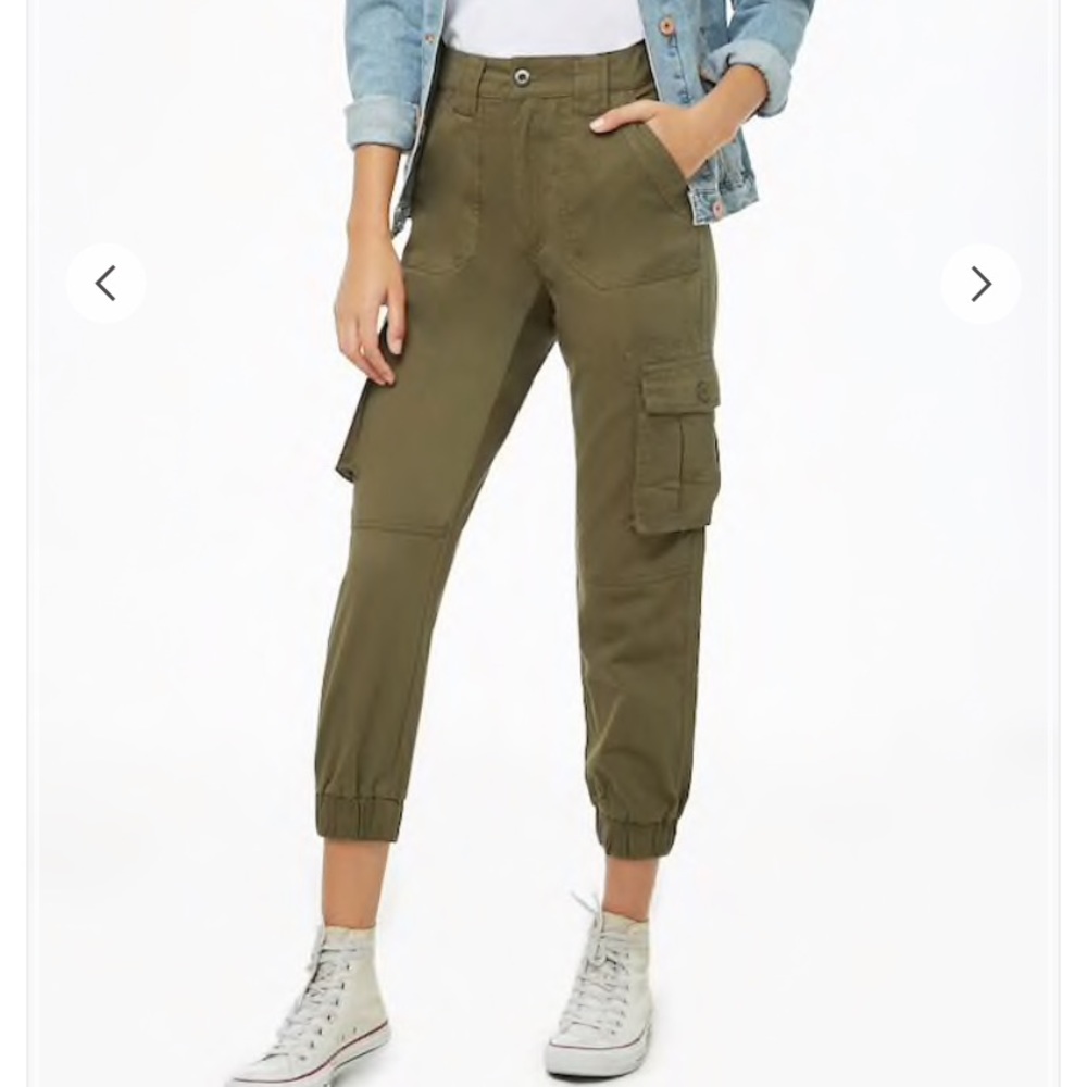 High Rise Cargo Pants